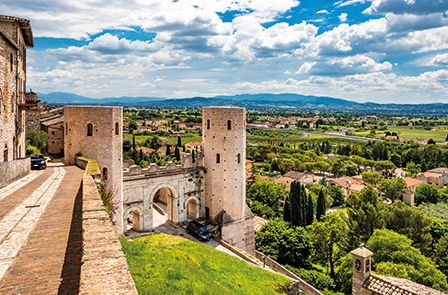 L'infiorata di Spello e l'Eremo delle Carceri
